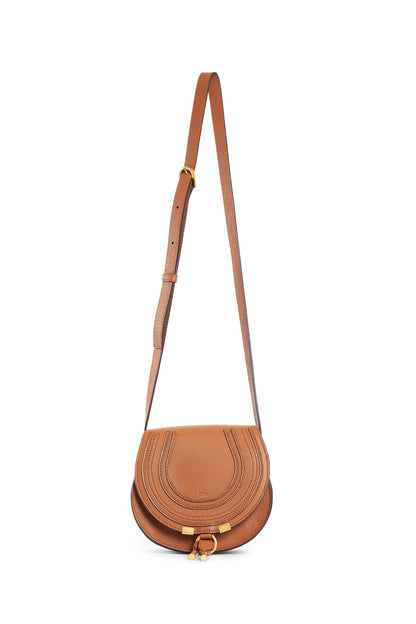 CHLOÉ WOMAN BROWN CROSSBODY BAGS