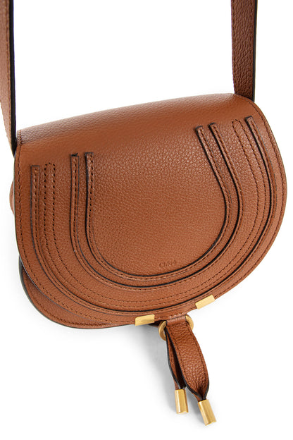 CHLOÉ WOMAN BROWN CROSSBODY BAGS