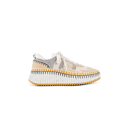 CHLOÉ WOMAN BEIGE SNEAKERS - Antonioli.eu