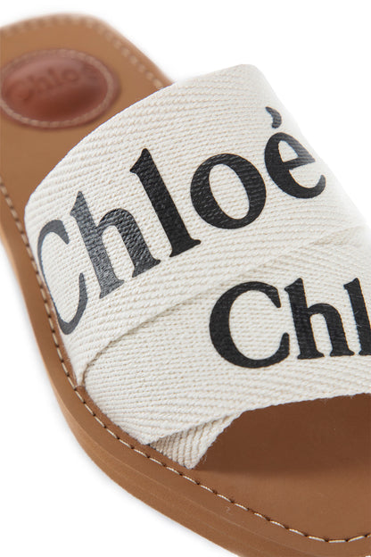 CHLOÉ WOMAN WHITE SANDALS & SLIDES