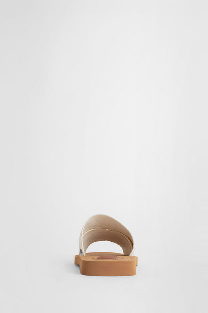 CHLOÉ WOMAN WHITE SANDALS & SLIDES