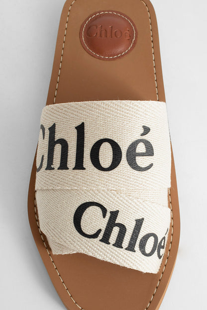 CHLOÉ WOMAN WHITE SANDALS & SLIDES