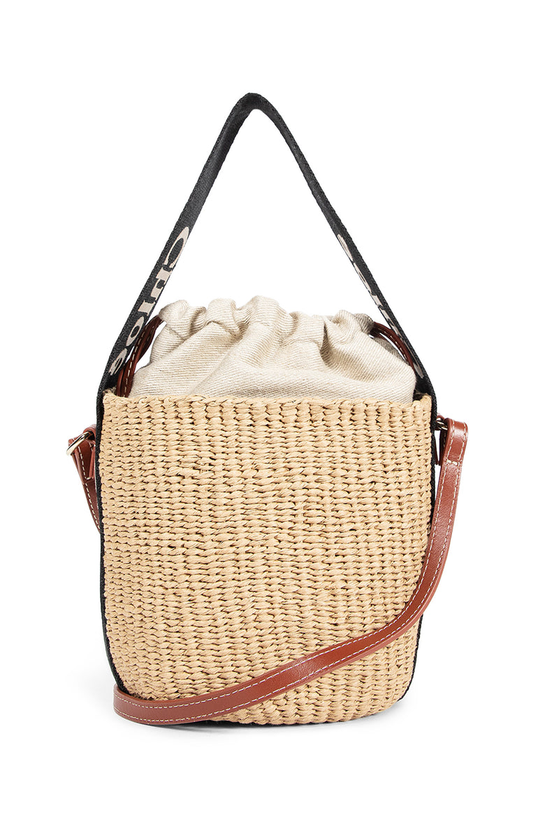 CHLOÉ WOMAN BEIGE SHOULDER BAGS