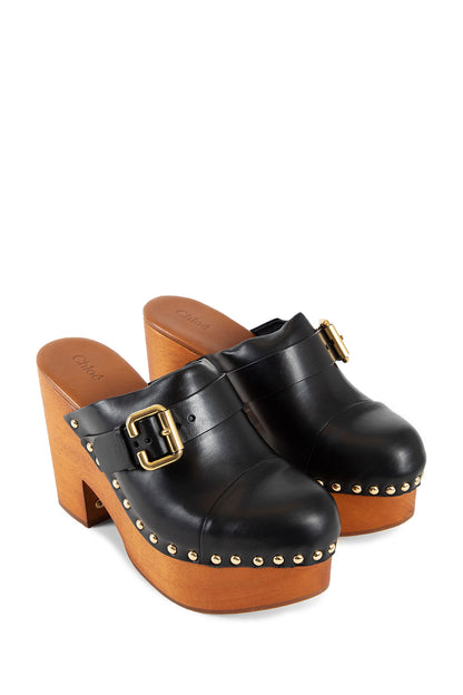 CHLOÉ WOMAN BLACK MULES