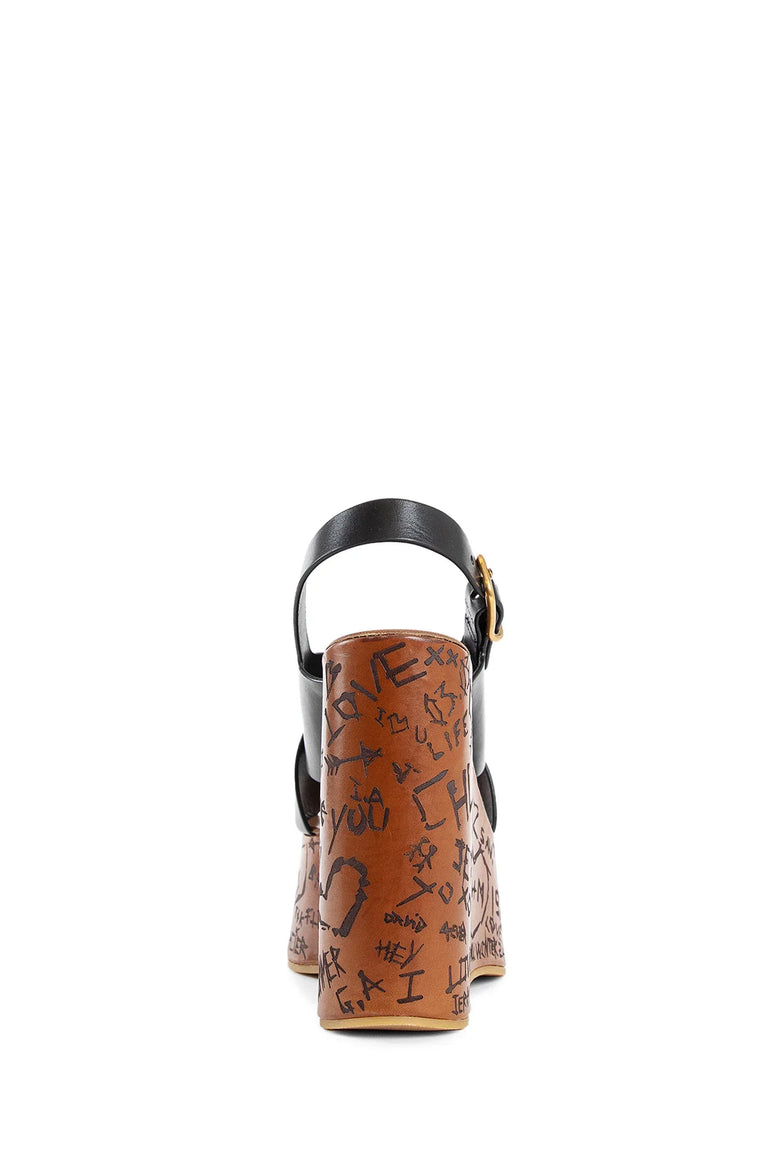 CHLOÉ WOMAN BLACK SANDALS & SLIDES - Antonioli.eu
