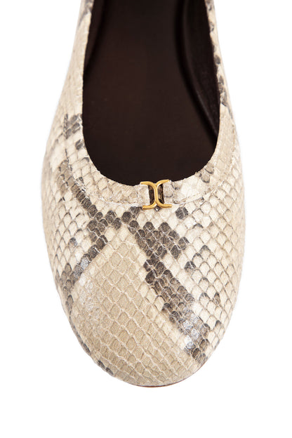 CHLOÉ WOMAN BEIGE FLATS