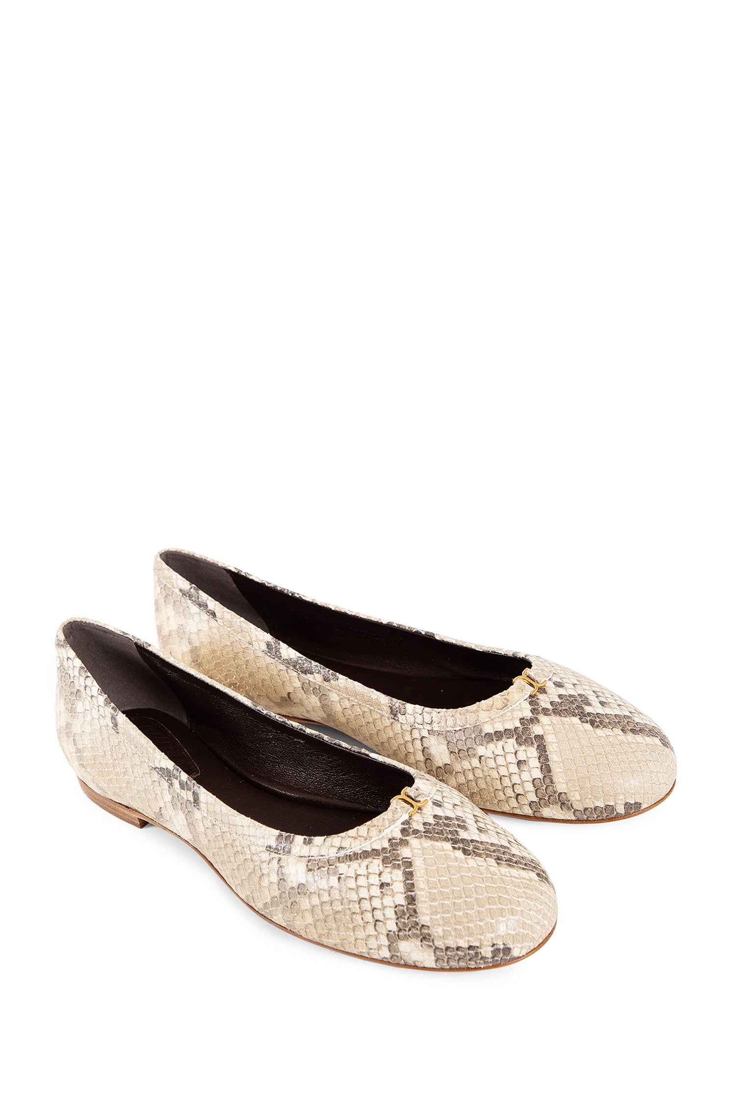 CHLOÉ WOMAN BEIGE FLATS