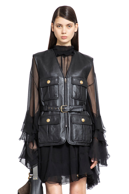 CHLOÉ WOMAN BLACK VESTS