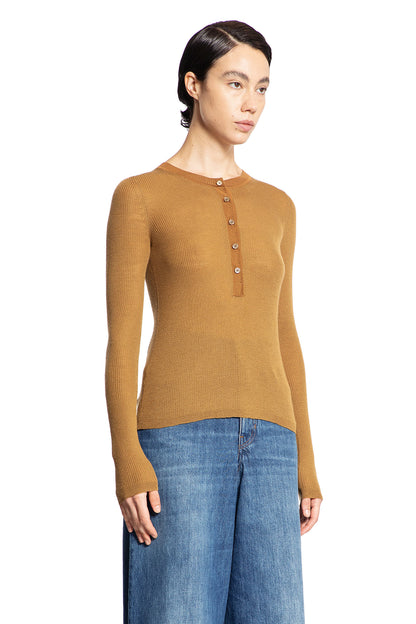 CHLOÉ WOMAN BROWN KNITWEAR