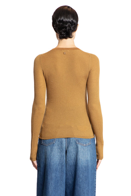 CHLOÉ WOMAN BROWN KNITWEAR