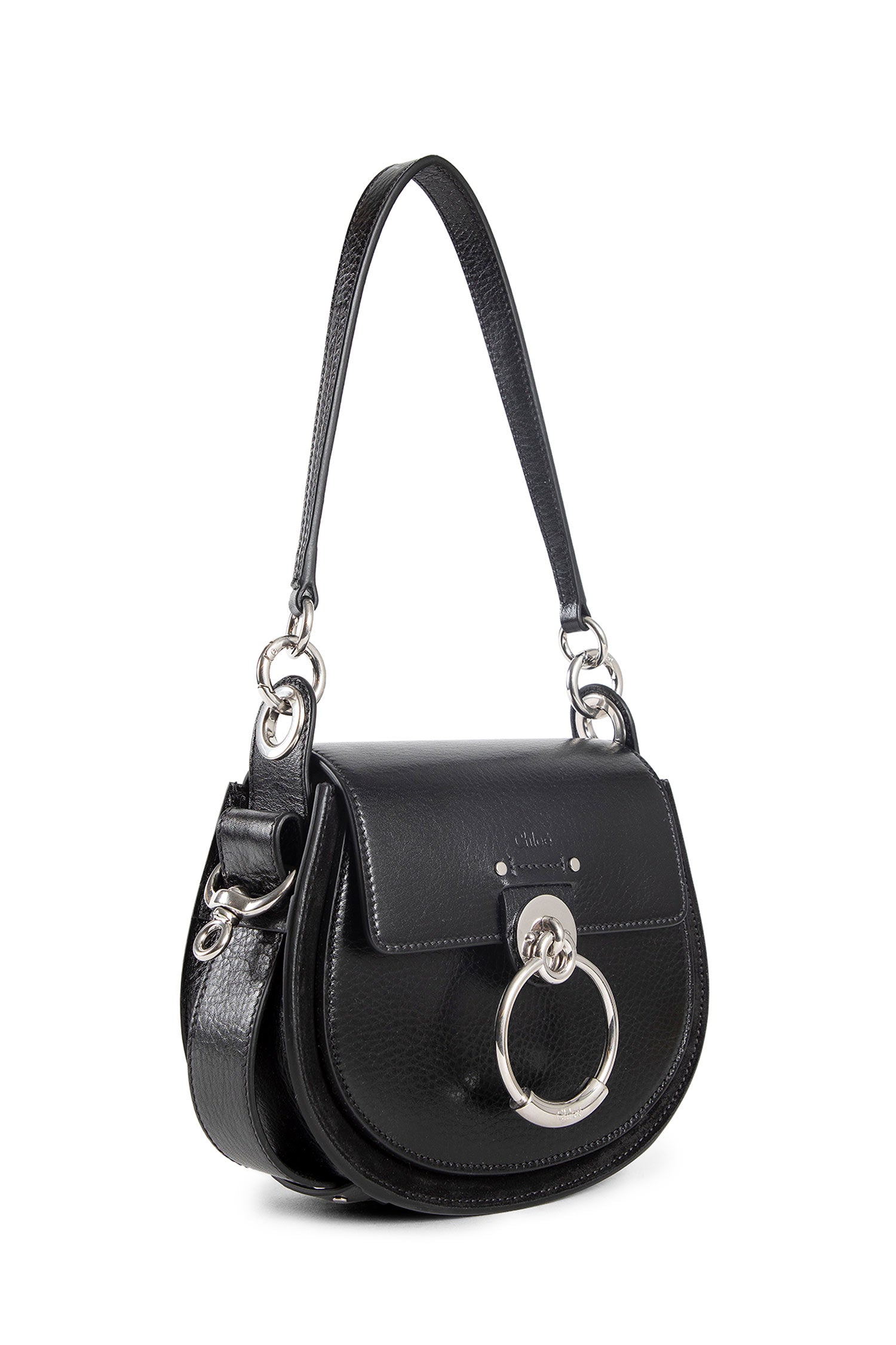 CHLOÉ WOMAN BLACK SHOULDER BAGS