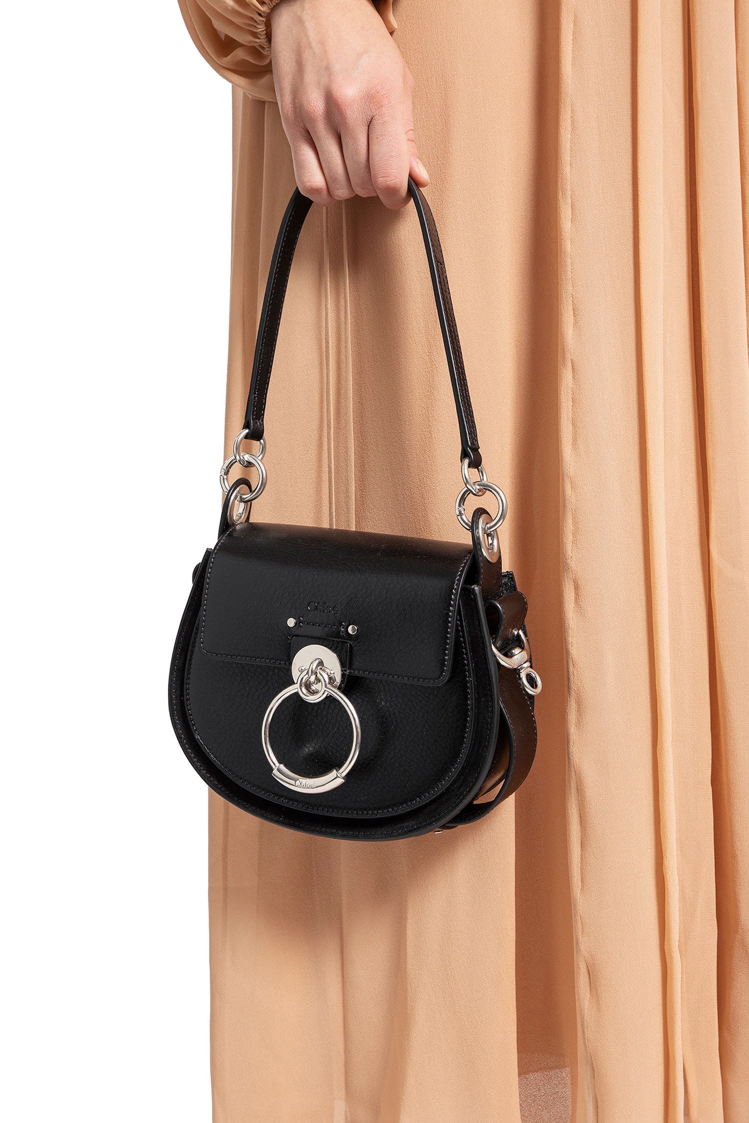 CHLOÉ WOMAN BLACK SHOULDER BAGS