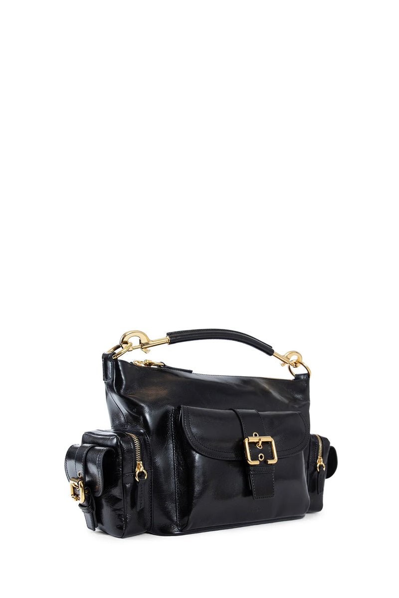 Small camera bag in shiny leather - Antonioli.eu