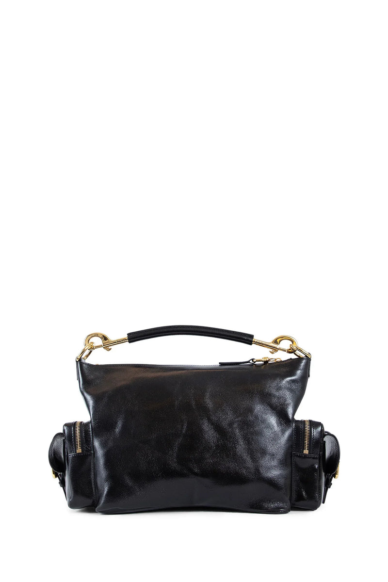 Small camera bag in shiny leather - Antonioli.eu