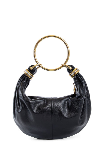 CHLOÉ WOMAN BLACK SHOULDER BAGS