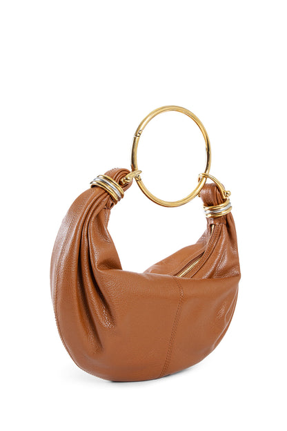 CHLOÉ WOMAN BROWN TOP HANDLE BAGS