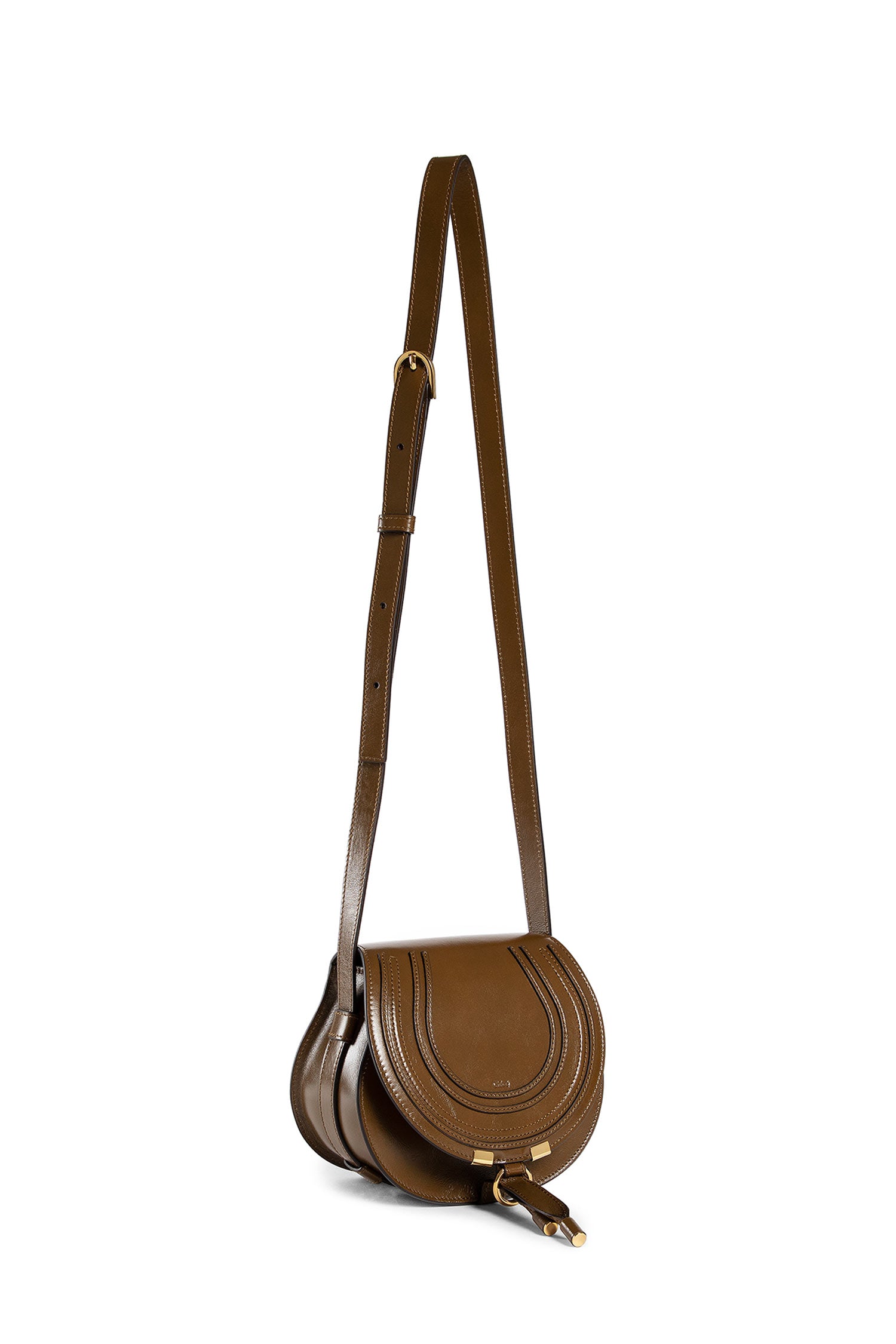 CHLOÉ WOMAN BROWN CROSSBODY BAGS