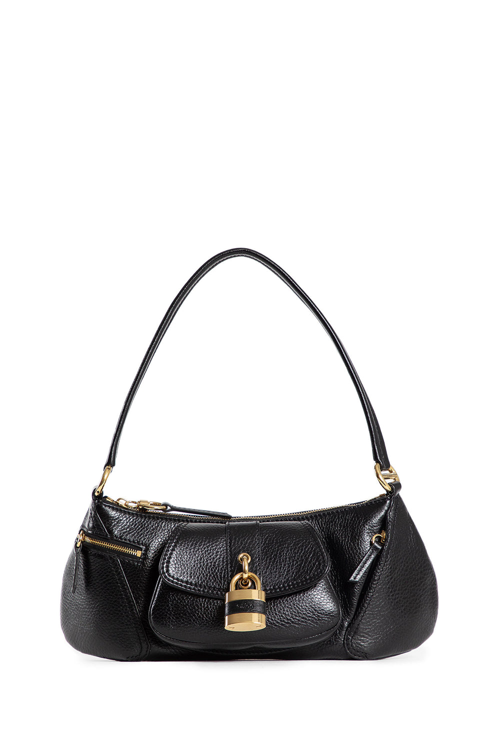 CHLOÉ WOMAN BLACK SHOULDER BAGS