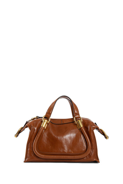 CHLOÉ WOMAN BROWN TOP HANDLE BAGS