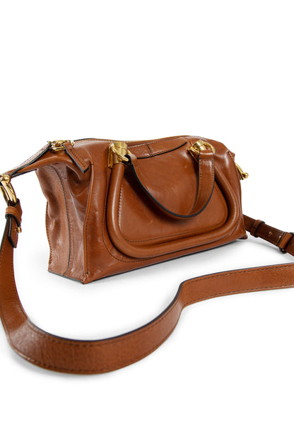 CHLOÉ WOMAN BROWN TOP HANDLE BAGS