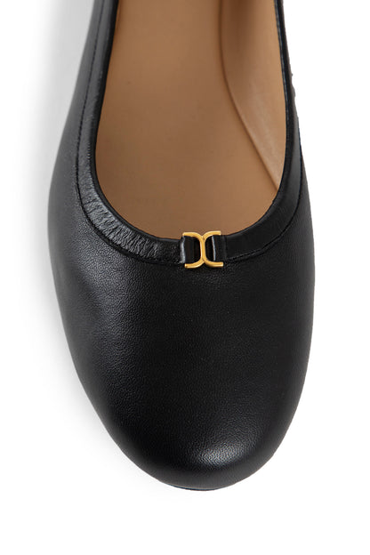 CHLOÉ WOMAN BLACK FLATS