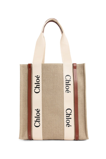 CHLOÉ WOMAN BROWN TOTE BAGS