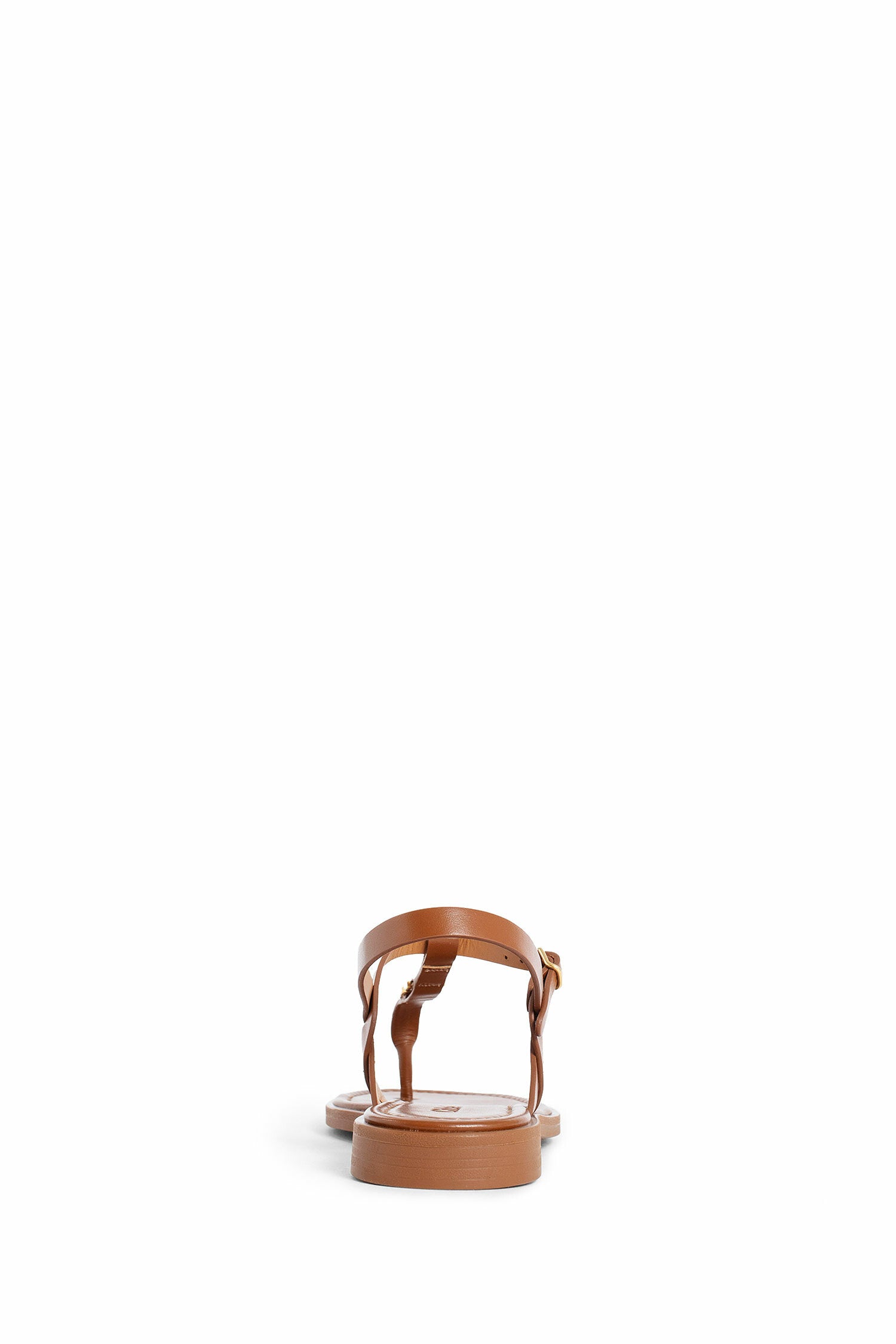 CHLOÉ WOMAN BROWN SANDALS