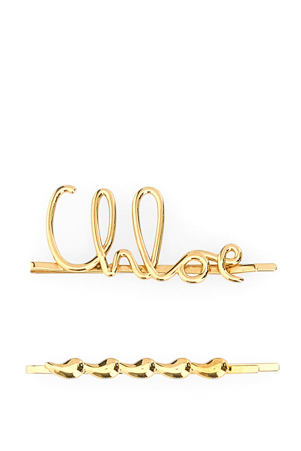 CHLOÉ Hair Clips set woman