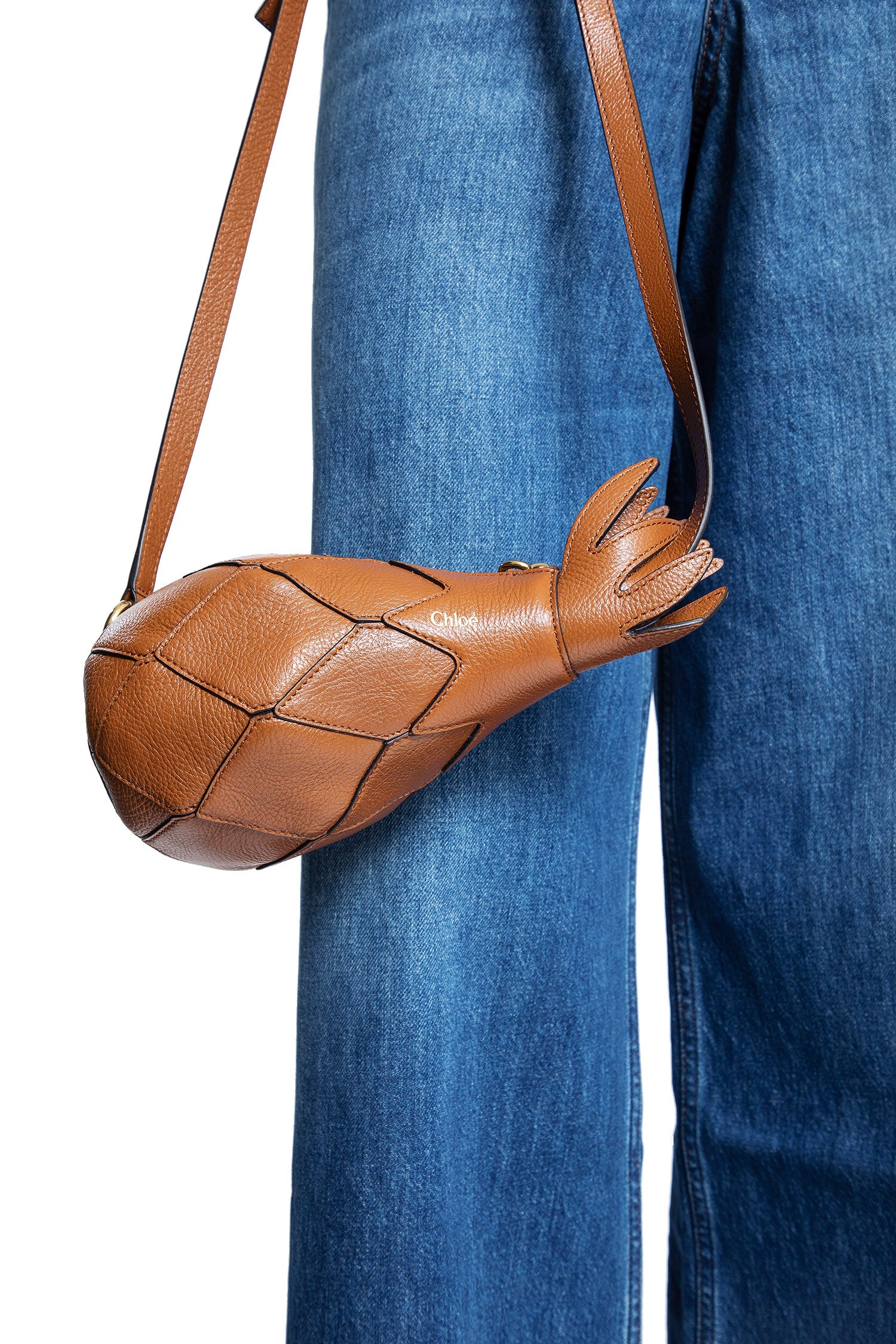 CHLOÉ WOMAN BROWN SHOULDER BAGS