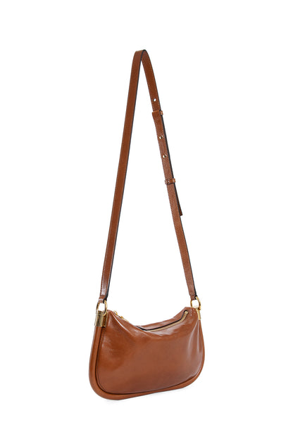 CHLOÉ WOMAN BROWN SHOULDER BAGS