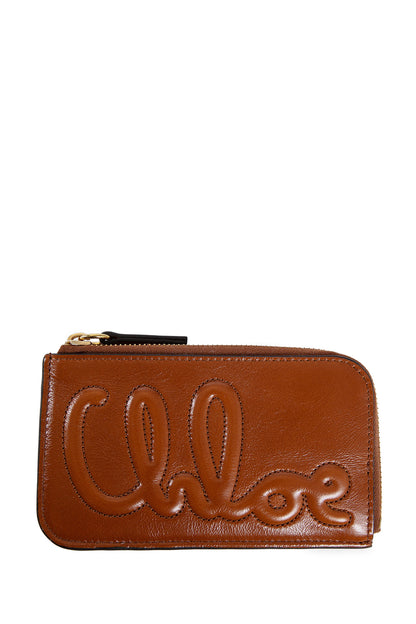 CHLOÉ WOMAN BROWN WALLETS & CARDHOLDERS