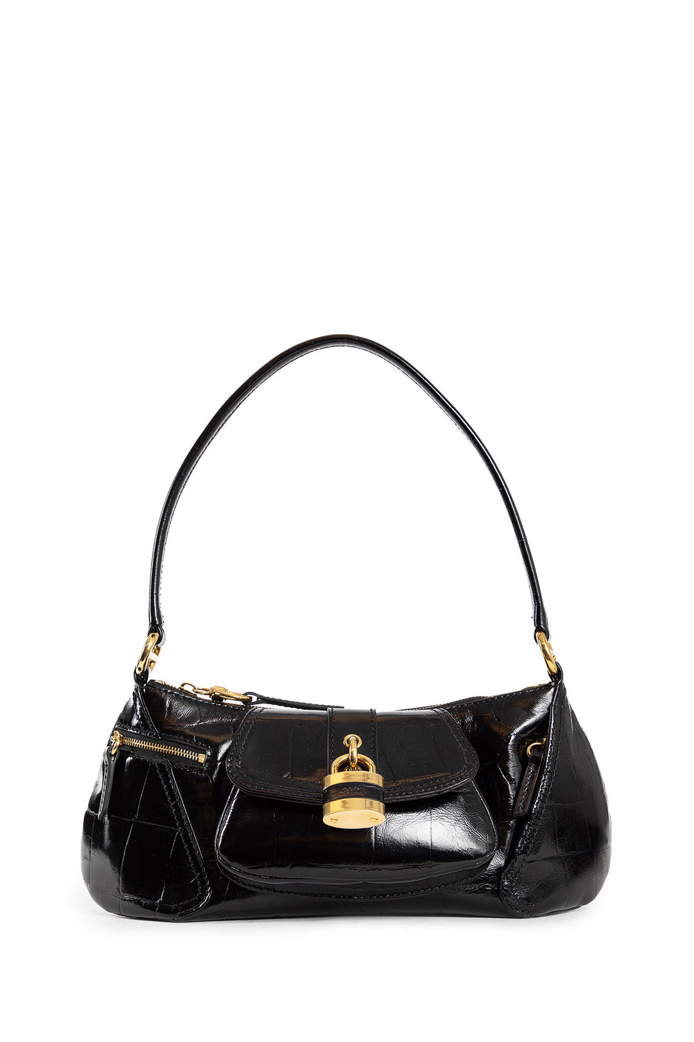 CHLOÉ WOMAN BLACK SHOULDER BAGS