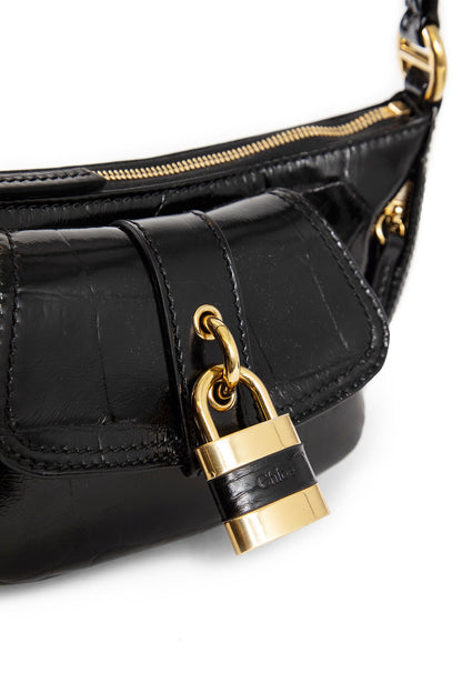 CHLOÉ WOMAN BLACK SHOULDER BAGS