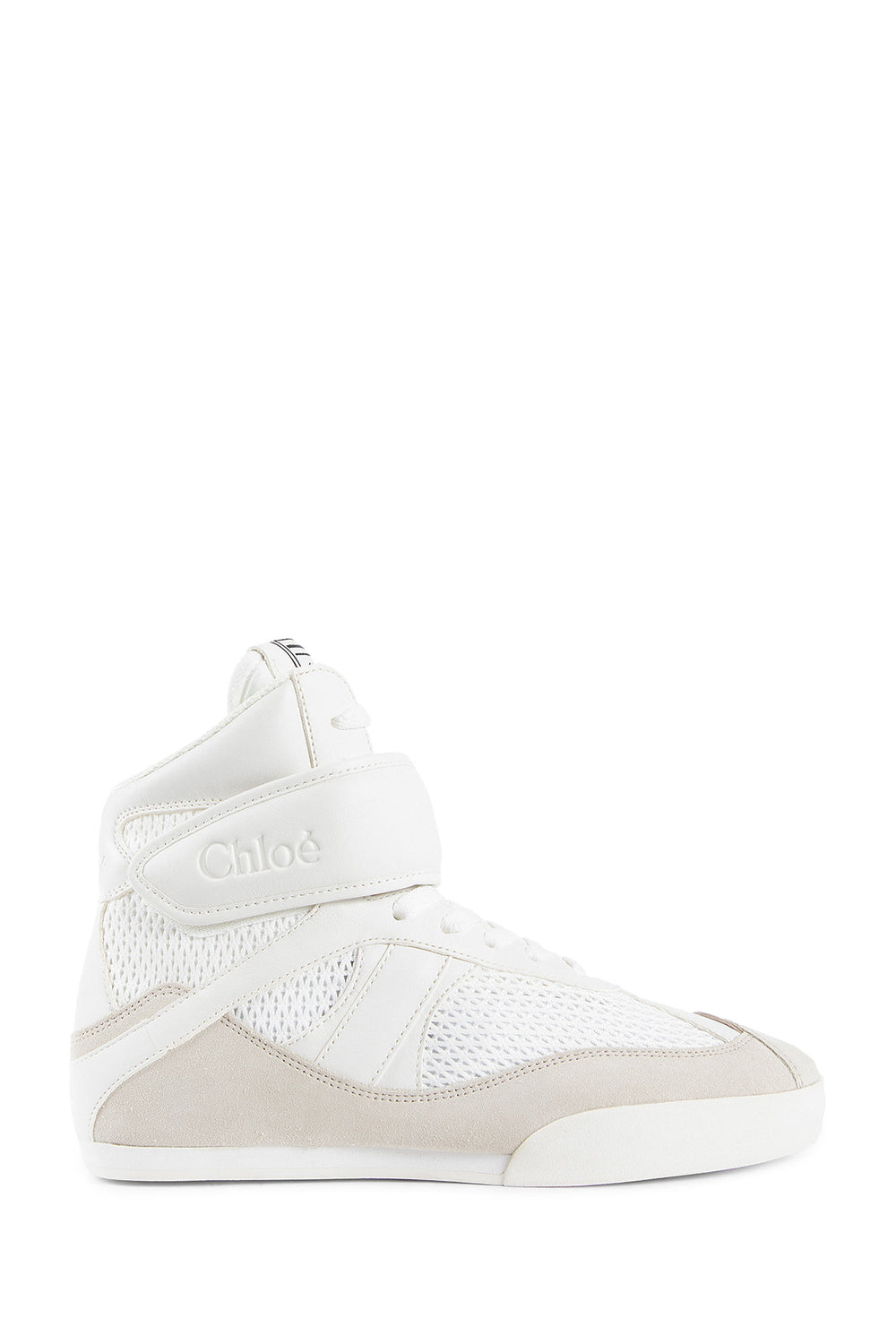 CHLOÉ WOMAN OFF-WHITE SNEAKERS