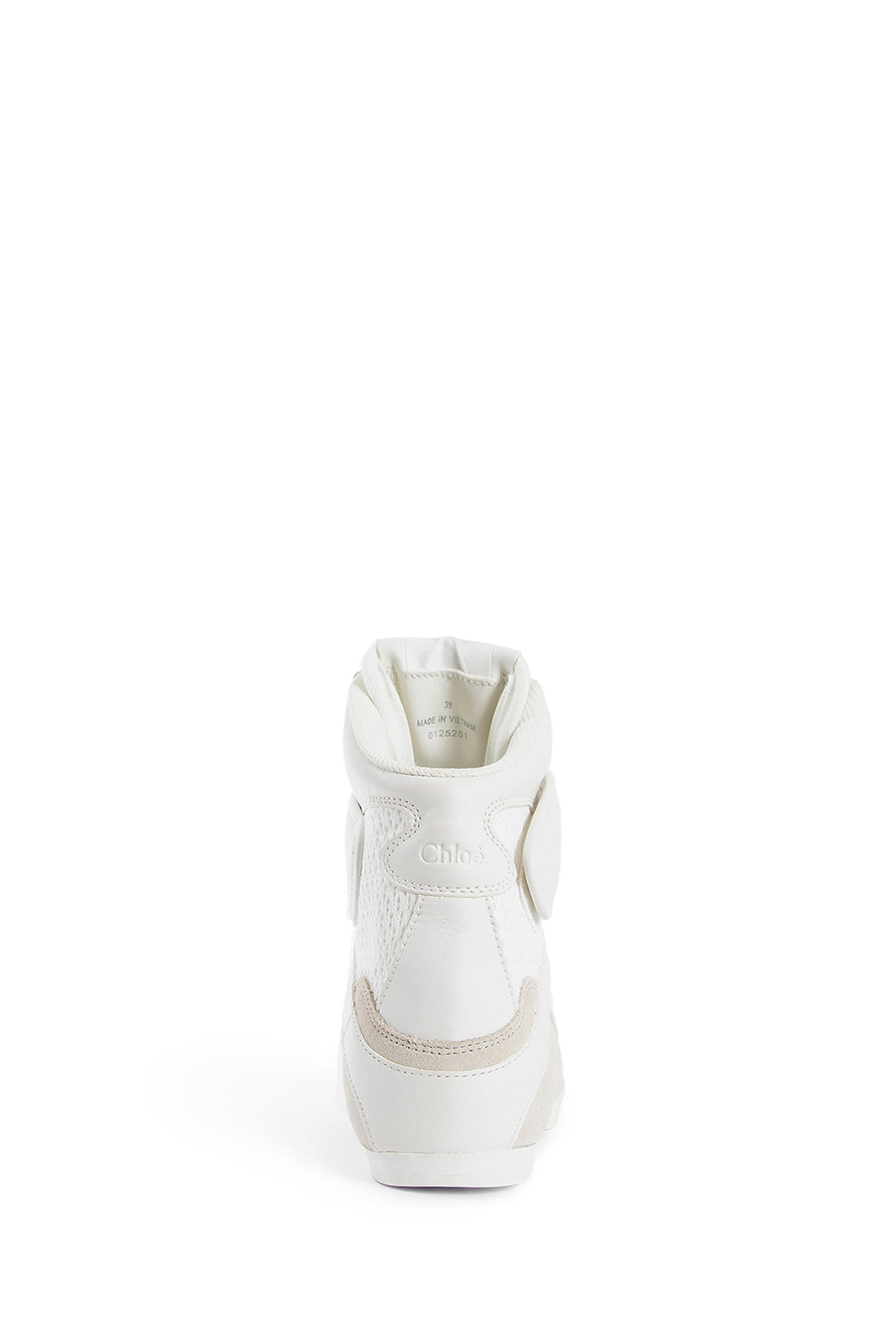 CHLOÉ WOMAN OFF-WHITE SNEAKERS