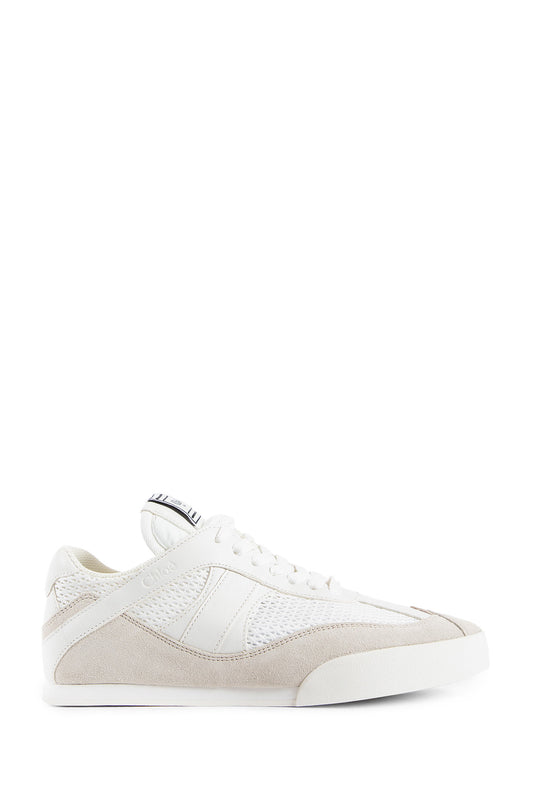 CHLOÉ WOMAN OFF-WHITE SNEAKERS