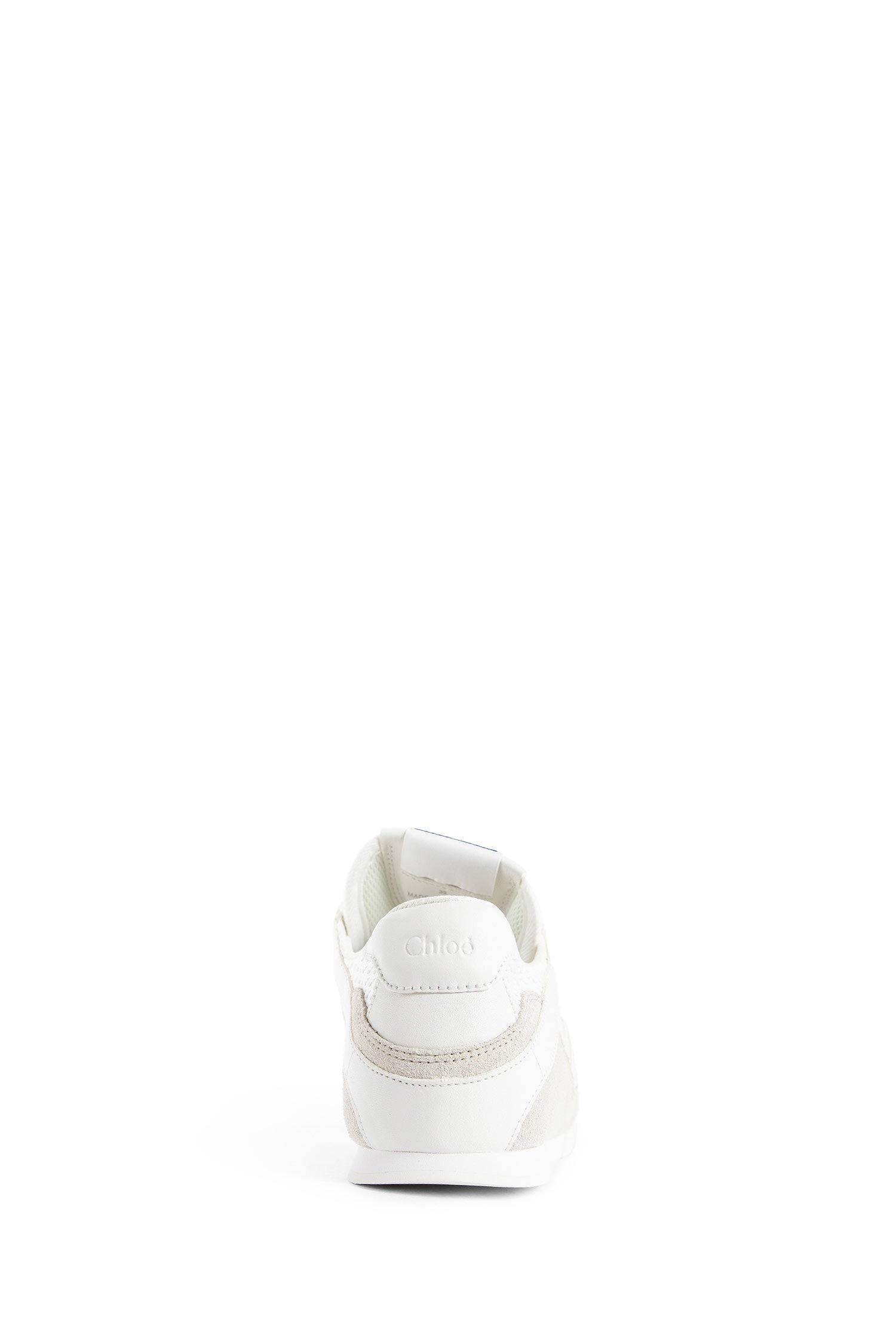 CHLOÉ WOMAN OFF-WHITE SNEAKERS