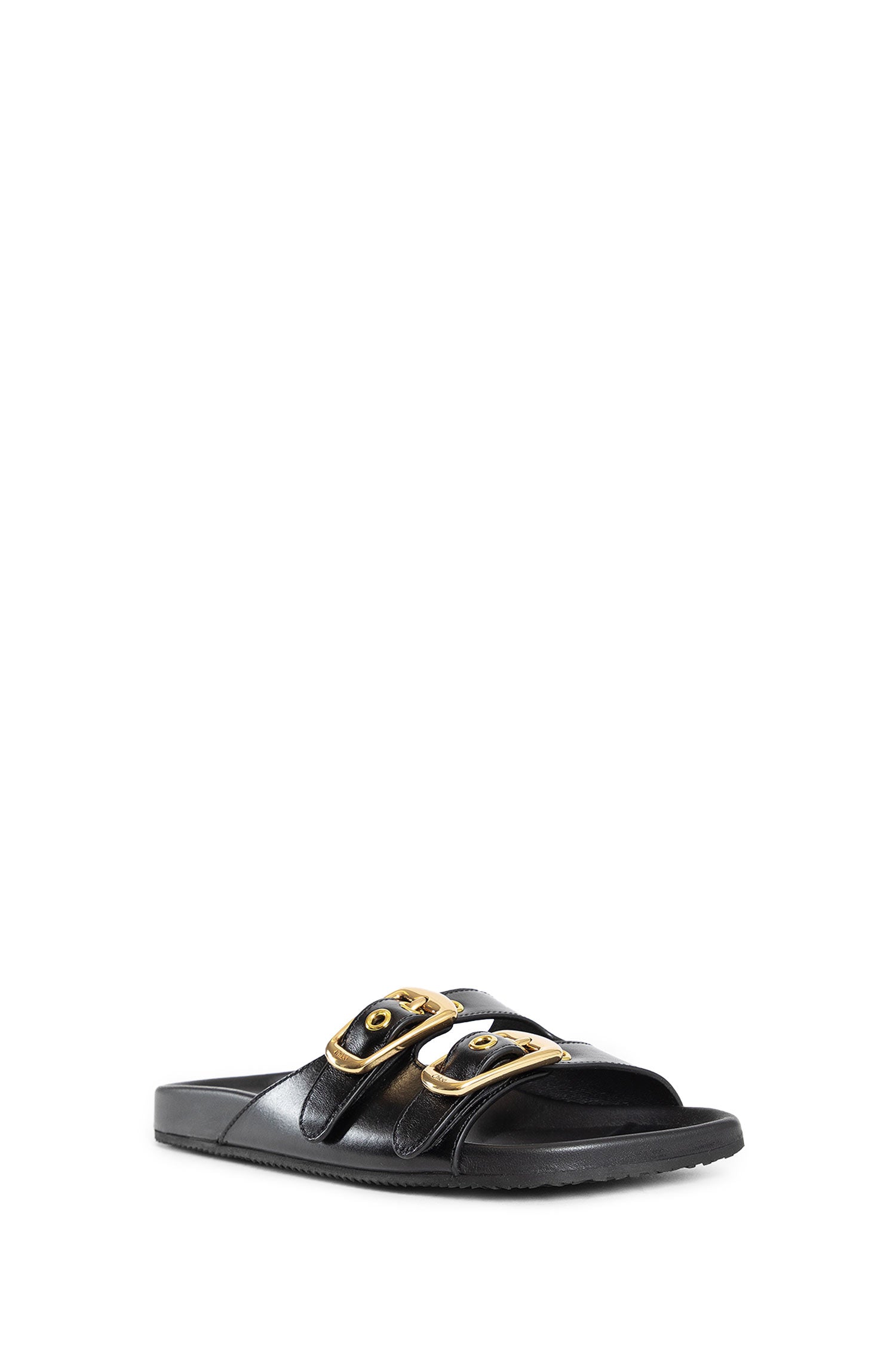 CHLOÉ WOMAN BLACK SANDALS & SLIDES