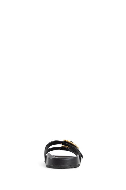 CHLOÉ WOMAN BLACK SANDALS & SLIDES