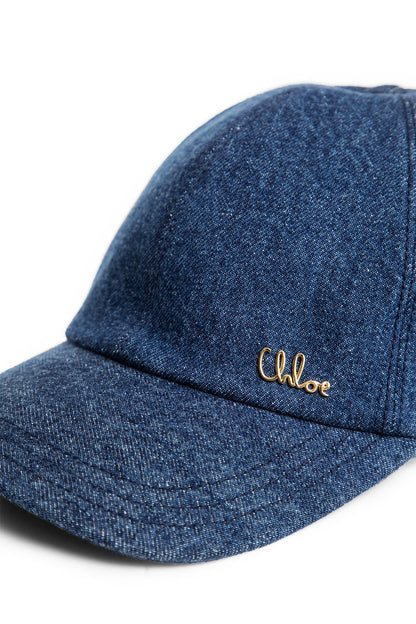 CHLOÉ WOMAN BLUE HATS