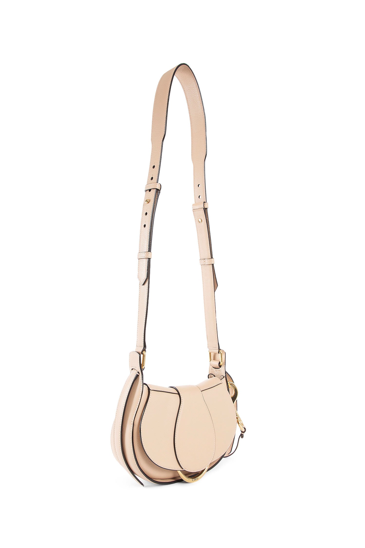 CHLOÉ WOMAN BEIGE CROSSBODY BAGS