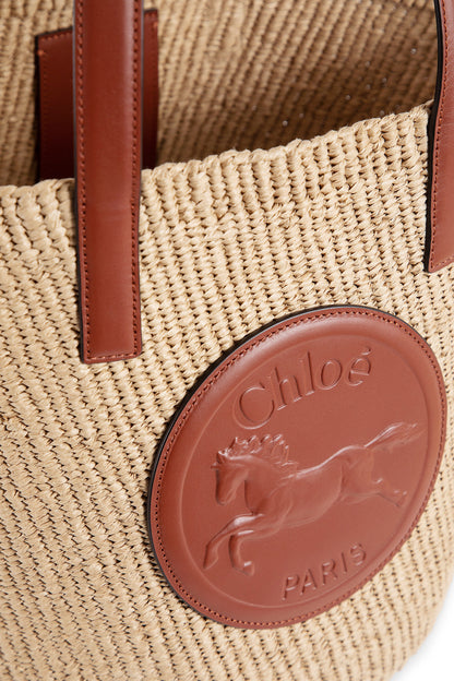 CHLOÉ WOMAN BROWN TOTE BAGS