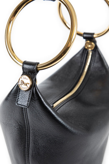 CHLOÉ WOMAN BLACK SHOULDER BAGS