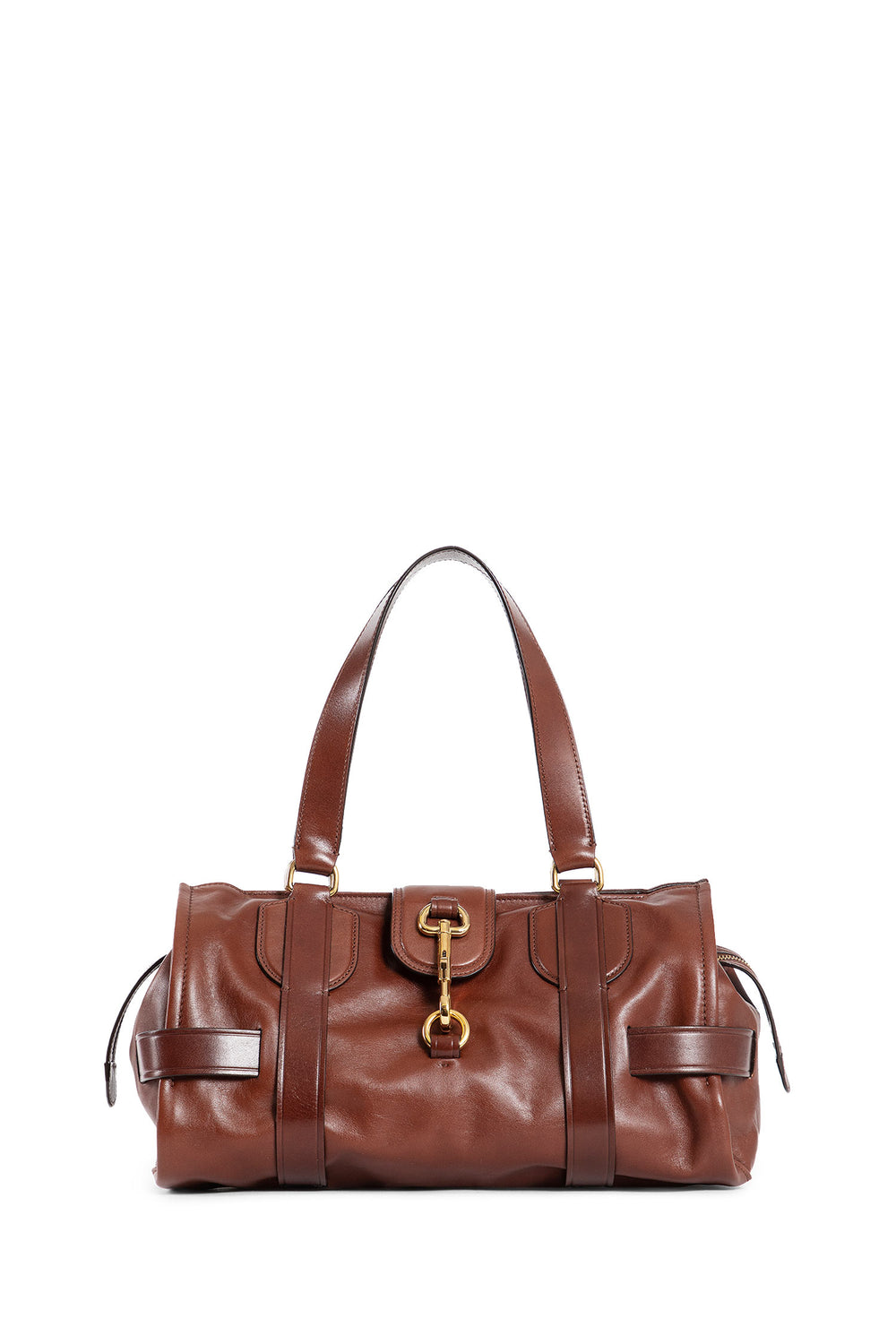 CHLOÉ WOMAN BROWN SHOULDER BAGS