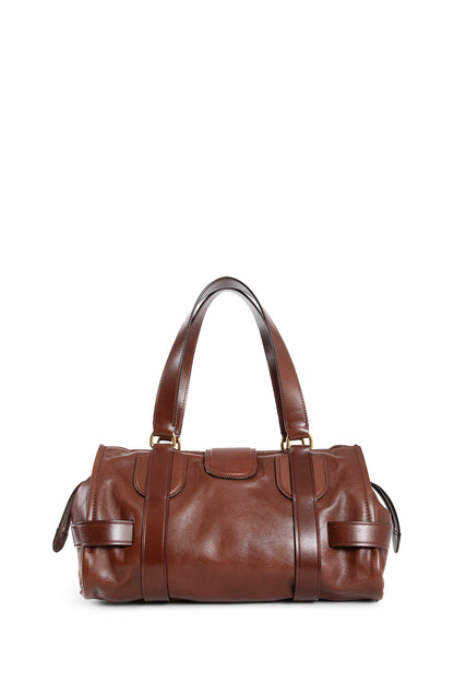 CHLOÉ WOMAN BROWN TOP HANDLE BAGS