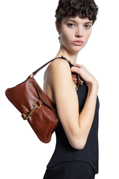 CHLOÉ WOMAN BROWN SHOULDER BAGS