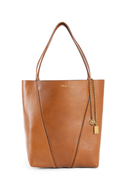 CHLOÉ WOMAN BROWN TOTE BAGS