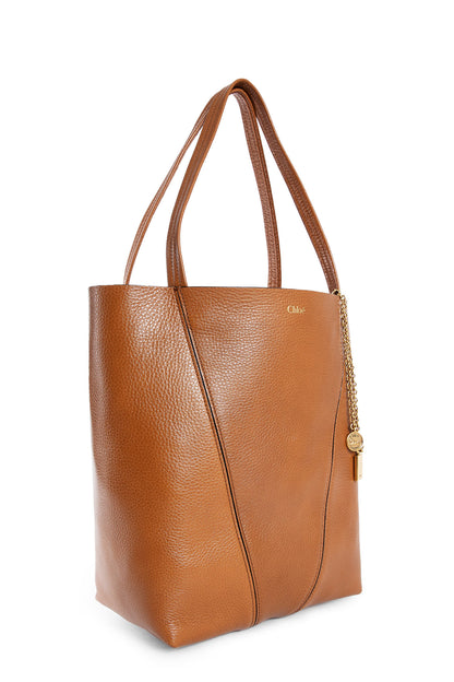 CHLOÉ WOMAN BROWN SHOULDER BAGS