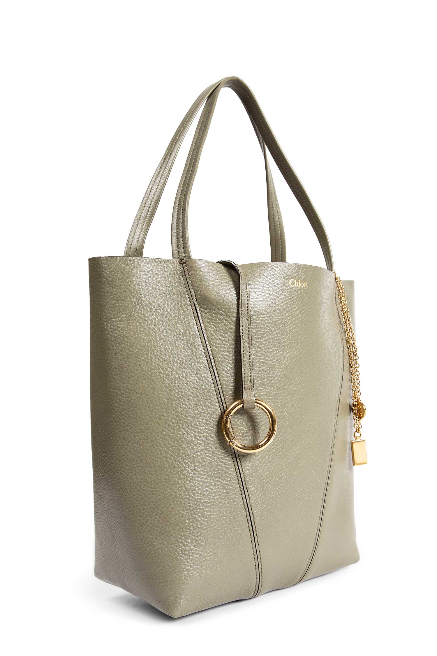 Spin Leather Shoulder Bag