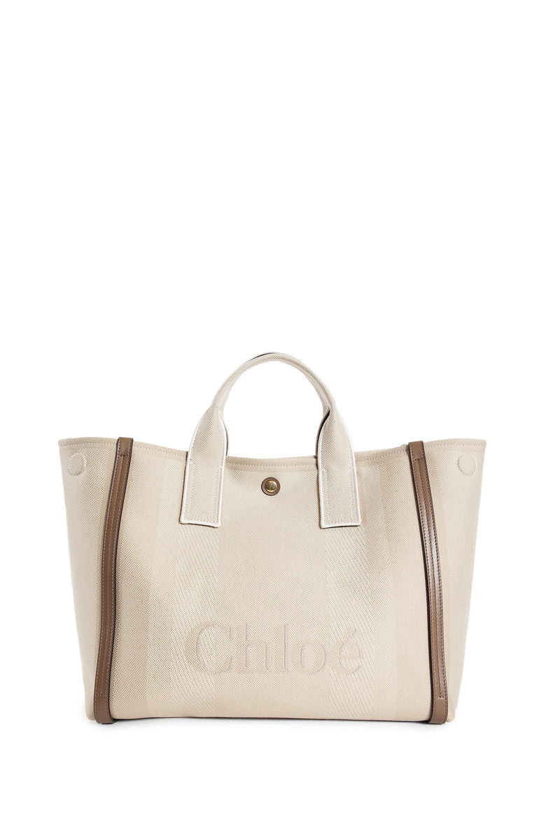 CHLOÉ WOMAN BEIGE TOTE BAGS